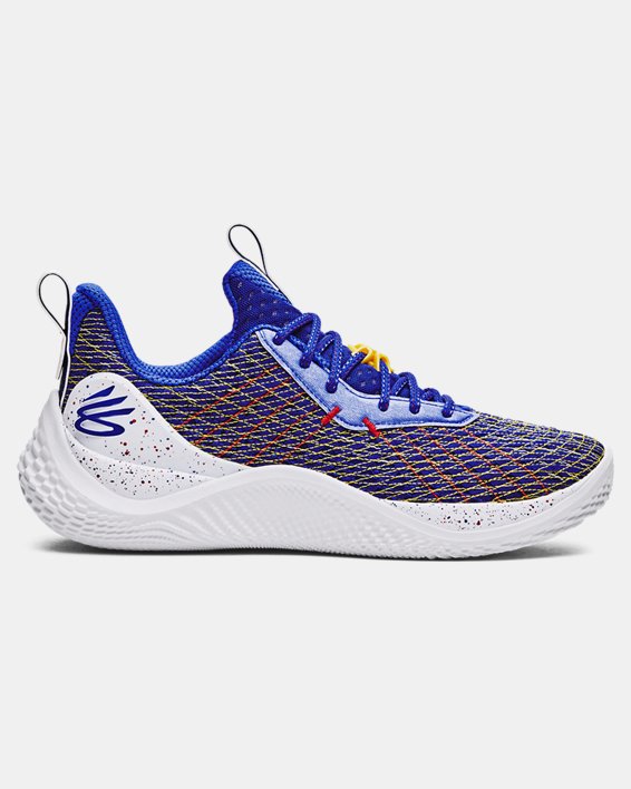Unisex Curry Flow 10 'Curry-fornia' Basketball Shoes, Blue, pdpMainDesktop image number 0